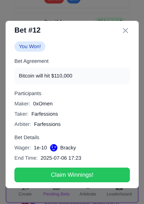 Betcaster - Farcaster Mini Apps screenshot